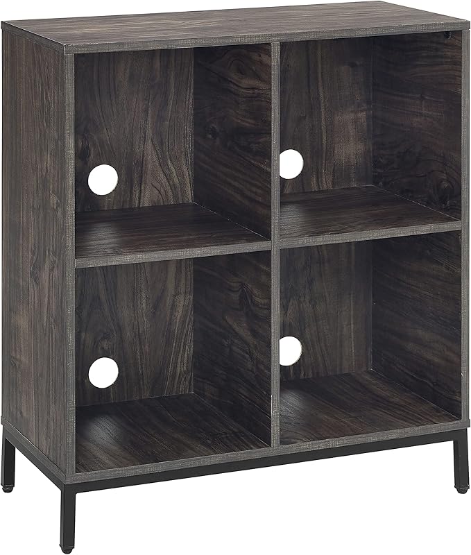 Crosley Furniture Jacobsen Storage Cube Bookcase and Record Player Stand by CrosleyFurniture