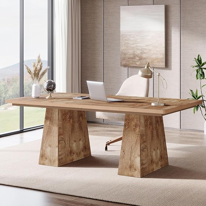 Tribesigns 63-Inch Executive Desk, Large Office Computer Desk by Tribesigns