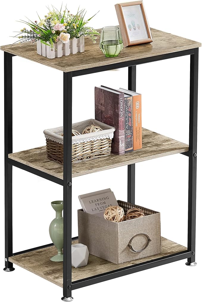 VECELO Tall End Side Table by VECELO