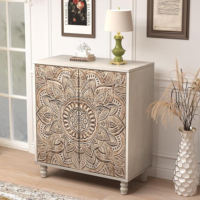 COSIEST 32" W Sideboard Buffet Cabinet by COSIEST