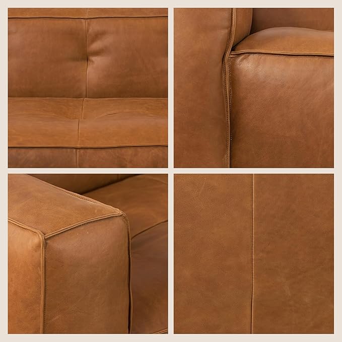 POLY & BARK Capa Sofa in Full-Grain Pure-Aniline Italian Tanned Leather in - Image 6