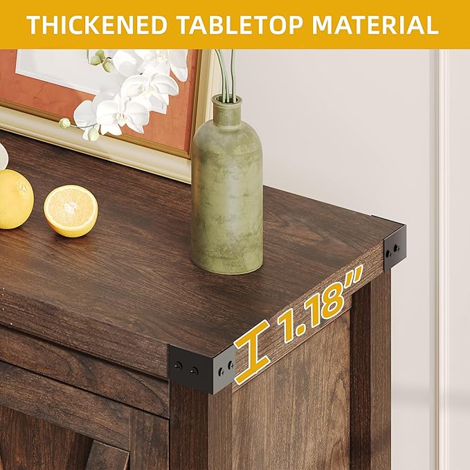 DWVO Farmhouse Sideboard Buffet Cabinet - Image 7