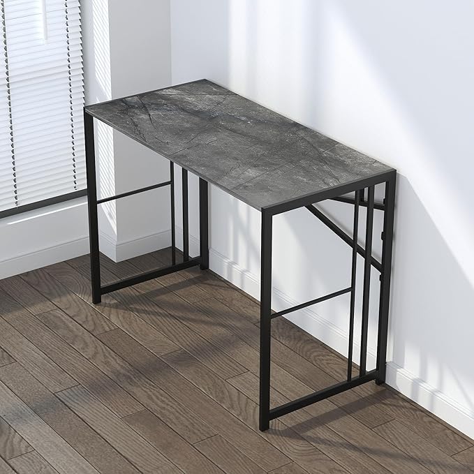 Folding Desk 40 inch Writing Gaming Computer Camping Desk, No Assembly Required - Image 7