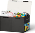 80L Large Toy Storage Box with Lid, Large Toy Box Chest by Unknown