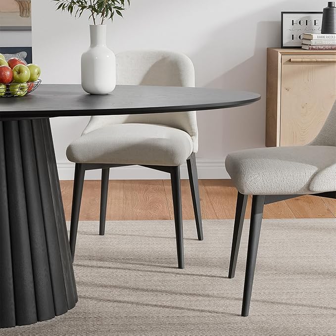Casaphoria 67" Oval Dining Table, Modern Wood Kitchen Table - Image 4
