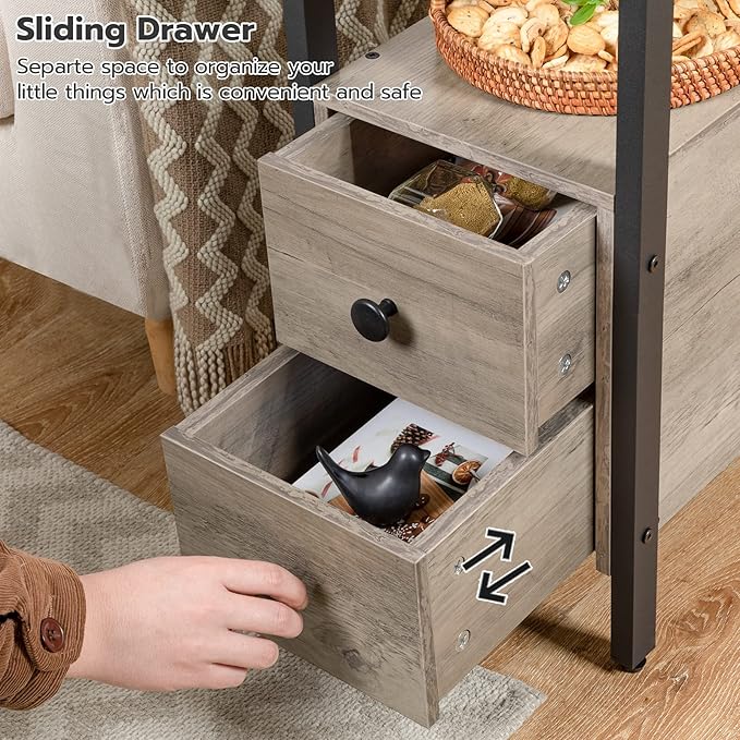 HOOBRO Set of 2 End Tables - Image 7