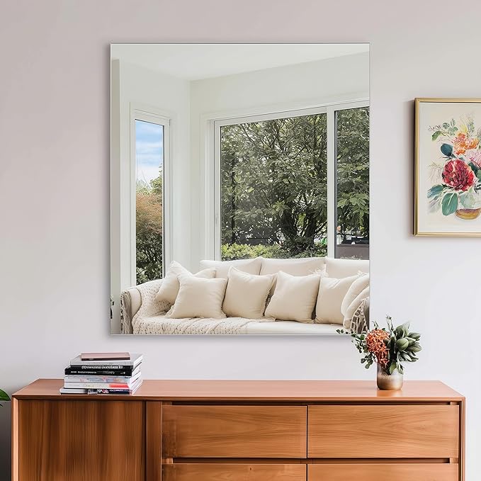 KOCUUY Frameless Mirror, Upgraded Shatterproof Unframed Design - Image 5