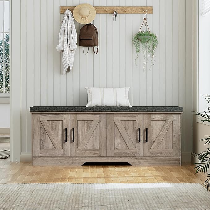 2-Tier Storage Bench, Shoe Bench - Image 5