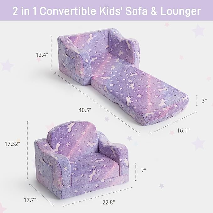 Thick Comfy Toddler Chair and Couch - Image 3