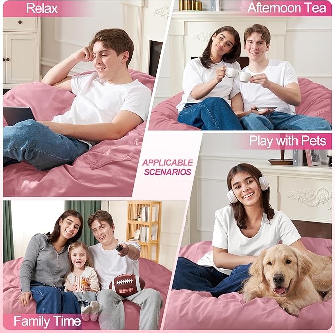 Homguava 5 FT Bean Bag Chair: 5' Bean Bags - Image 5