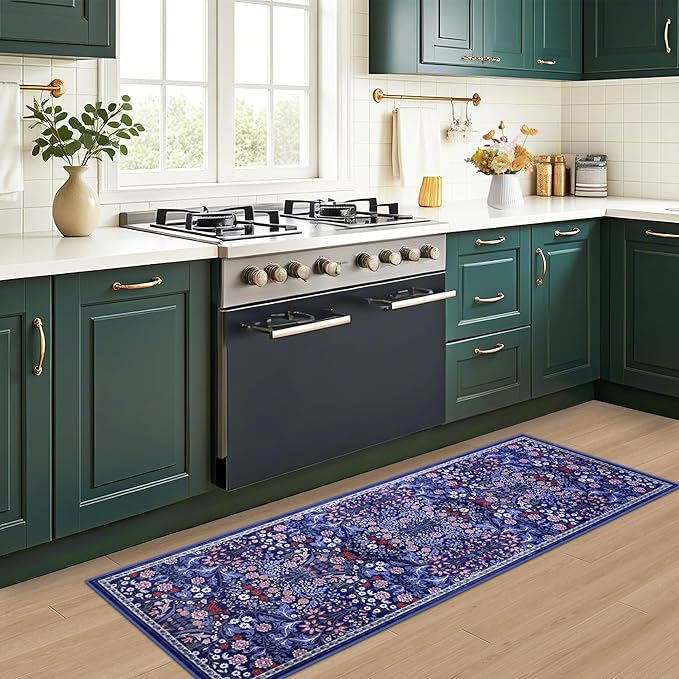 Runner Rug for Entryway: 2x10 Kitchen Rugs Non Slip Washable Ultra-Thin Soft - Image 6
