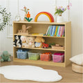 Kids Bookshelf and Toy Storage Shelf, Wooden Montessori Bookshelf, 3-Tier Toy by KidiHouse