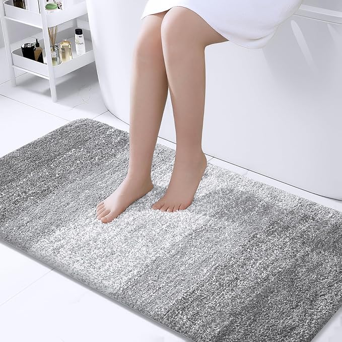 OLANLY Bathroom Runner Rugs 44x24, Extra Soft Absorbent Microfiber Bath Rugs by OLANLY