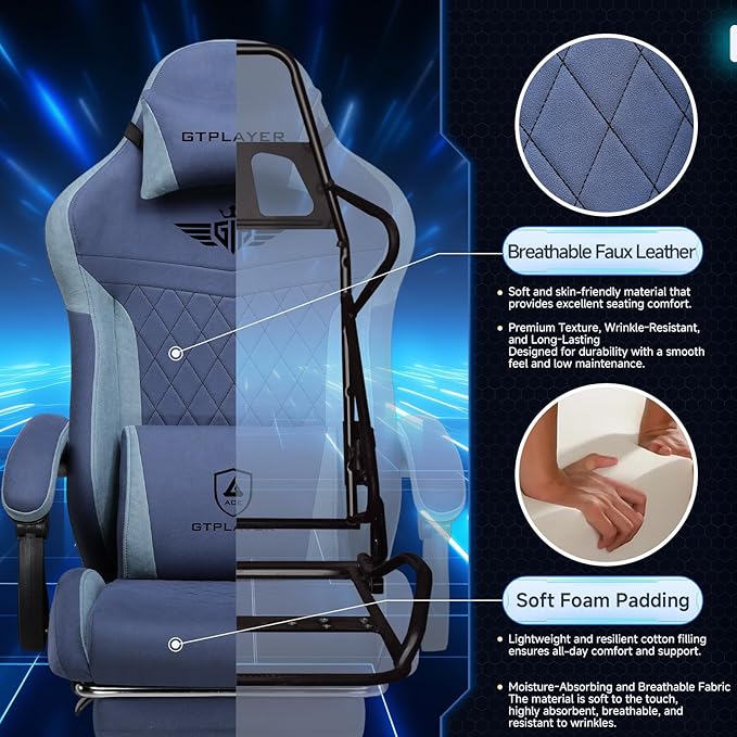 GTPLAYER Gaming Chair, Video Game Chairs - Image 6