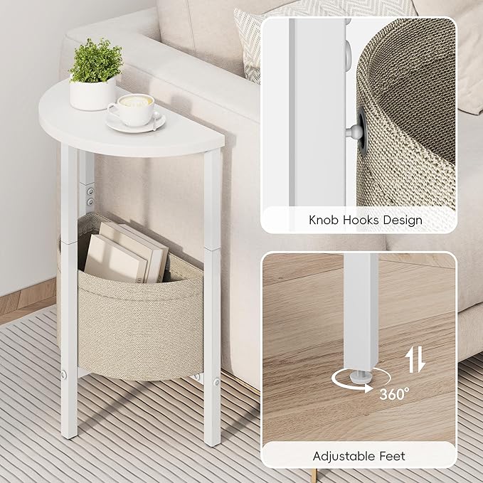 VAGUSICC Small Round Side Table End Table - Image 6