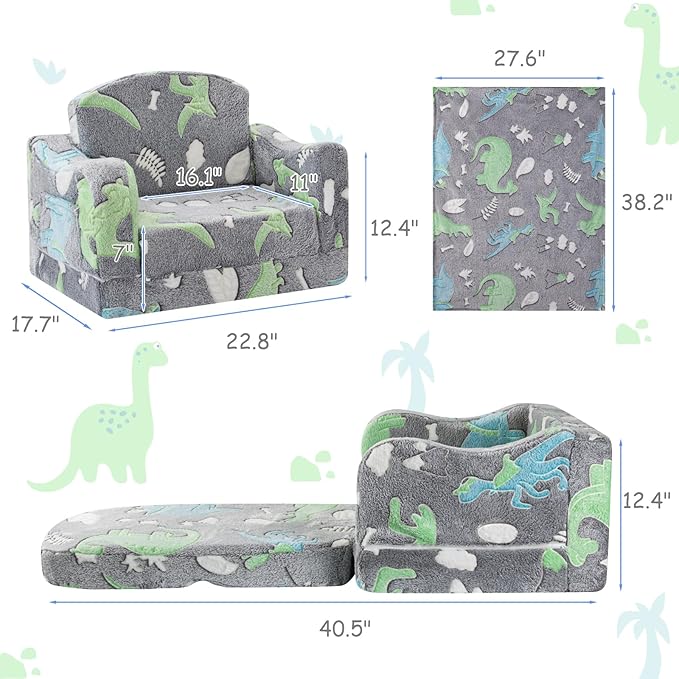 Comfy Toddler Chair and Couch for Kids - Image 2