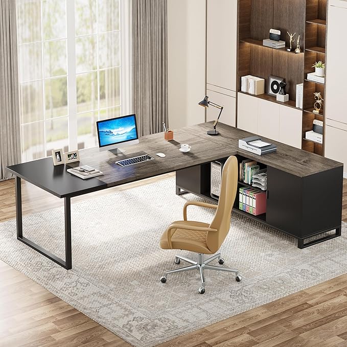 Tribesigns 70.8" Executive Desk - Image 5