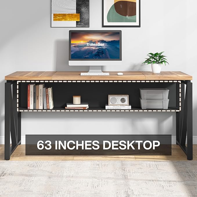 Tribesigns 63" L Shaped Desk - Image 3