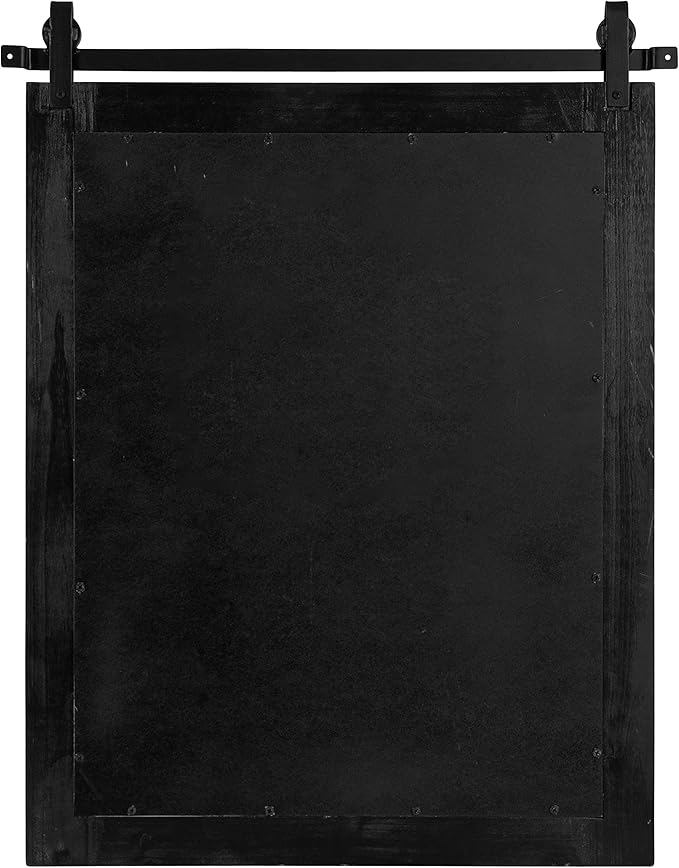 Kate and Laurel Cates Refined Decorative Framed Wall Mirror; 24 x 30; Walnut - Image 7