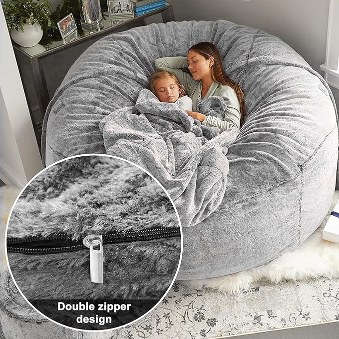 BCU Bean Bag Cover Comfy Beanbag Chair - Image 3