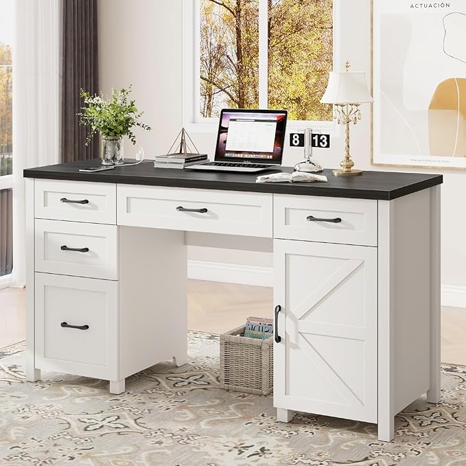 Farmhouse 61'' Executive Desk - Image 7