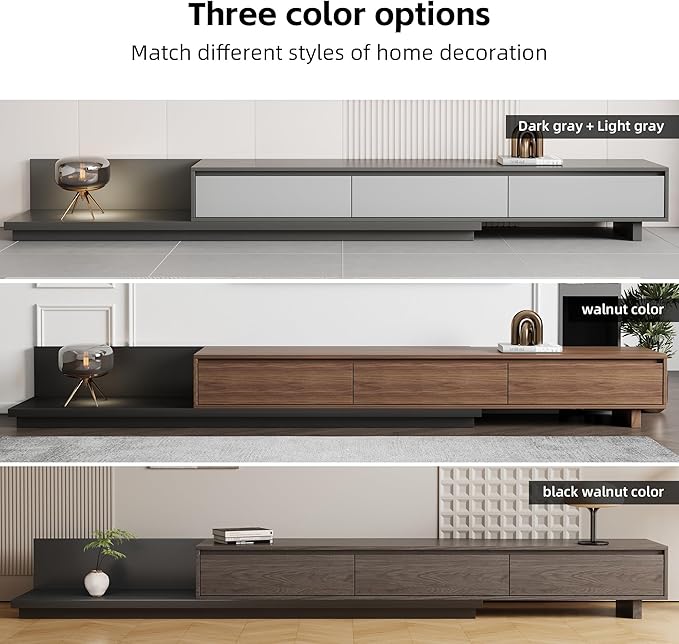 Mid-Century Modern Extendable Entertainment Center - Image 4