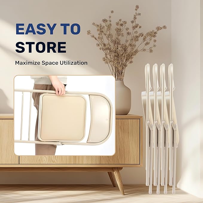 HealSmart 2 Pack Folding Chairs - Image 5