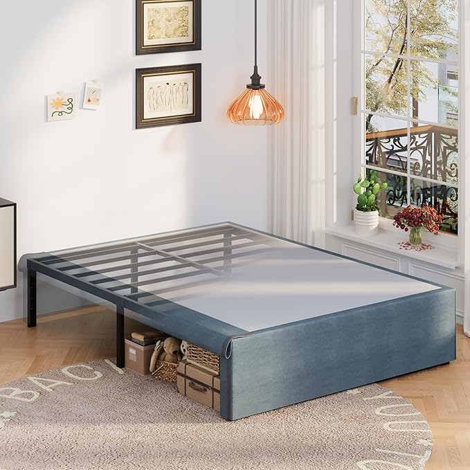 16 Inch Bed Frame Queen Size by Upcanso
