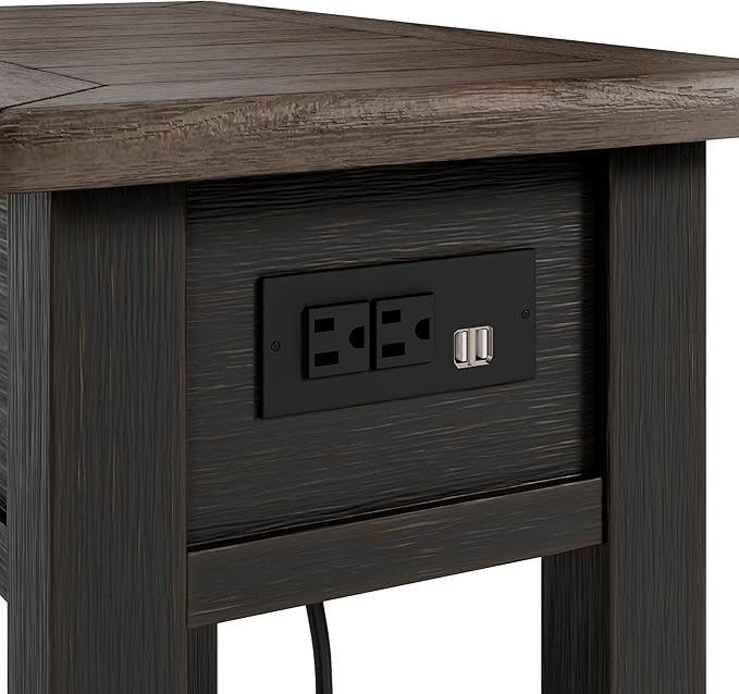 Signature Design by Ashley Tyler Creek Chair Side End Table, Light Brown & - Image 10