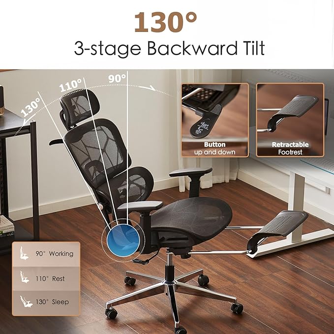 Ergonomic Mesh Office & Gaming Chair - Image 7