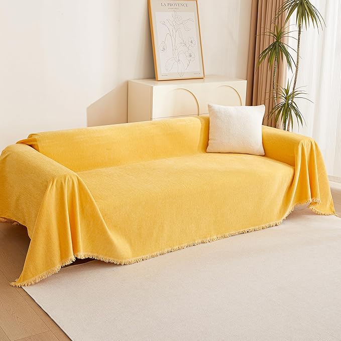 MYSKY HOME Sectional Couch Cover Sofa Covers Thick Couch Covers - Image 9