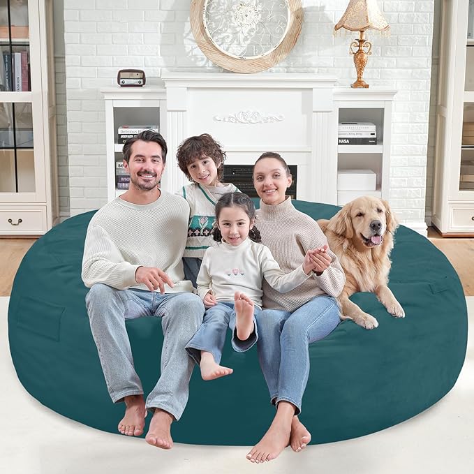 7FT Bean Bag Chair, Large Bean Bag Chairs - Image 2