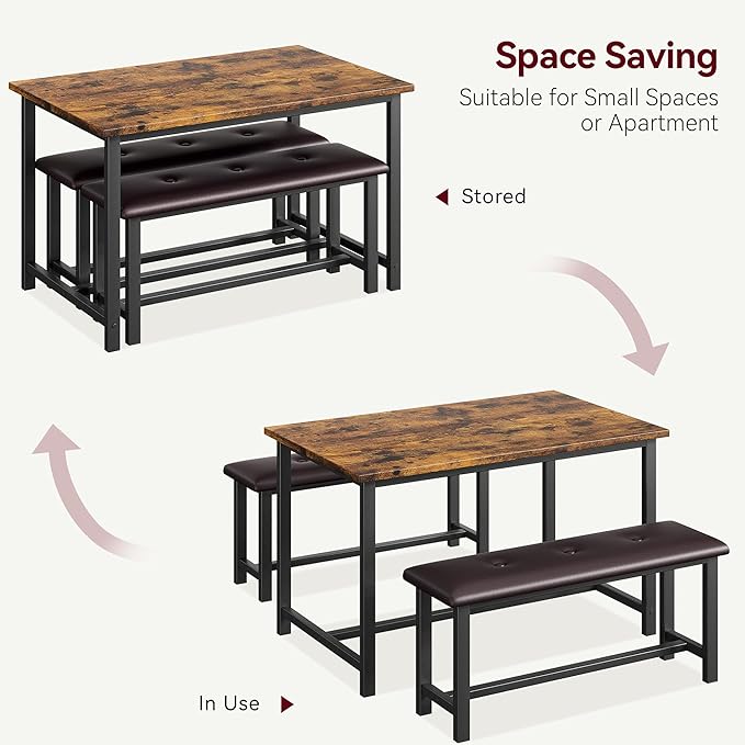 Dining Table Set for 4, Kitchen Table - Image 7