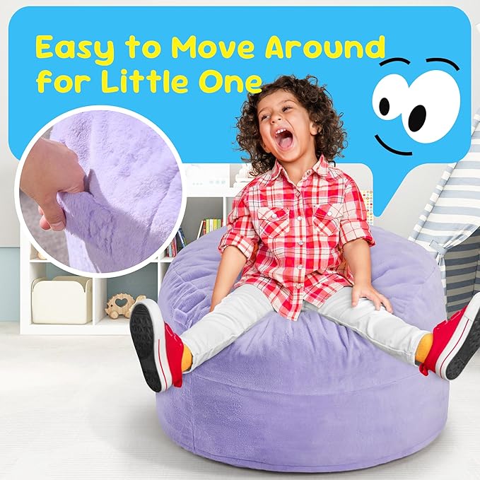 Hobestluk Bean Bag Chairs 2.5FT Bean Bag Chair - Image 4