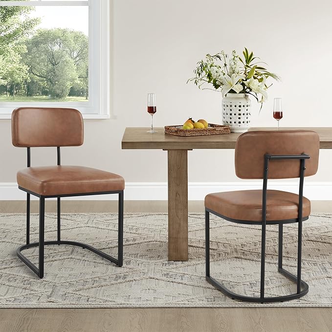 Dining Chairs Set of 6, Upholstered Modern Kitchen Chairs - Image 6