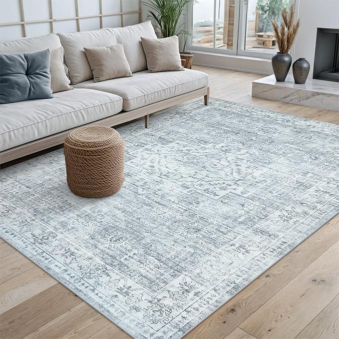 LIVEBOX Washable Area Rug 5x7 Rugs by LIVEBOX