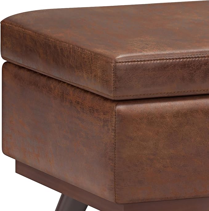 SIMPLIHOME Owen 42 inch Wide Mid Century Modern Rectangle Lift Top Large Coffee - Image 10