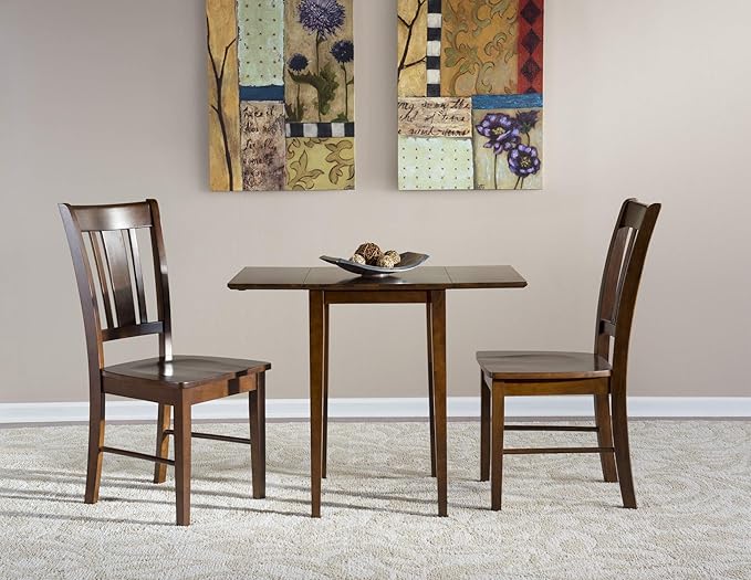 IC International Concepts, Small Drop Leaf Dining Table - Image 2