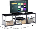VECELO TV Stand with Power Outlets by VECELO