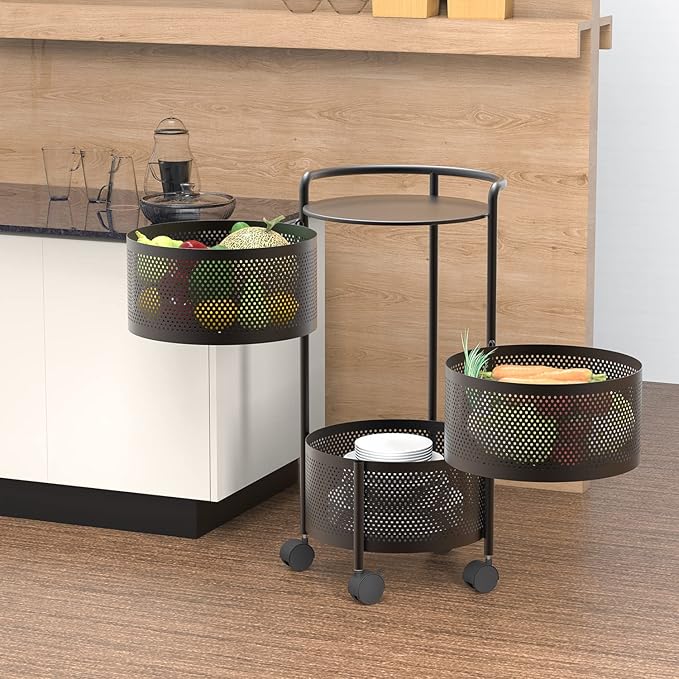 JAQ Rotating Storage Shelves Rack - Image 6