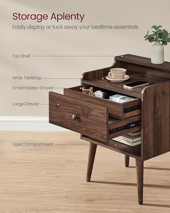 VASAGLE Nightstands, Bedside Tables - Image 4