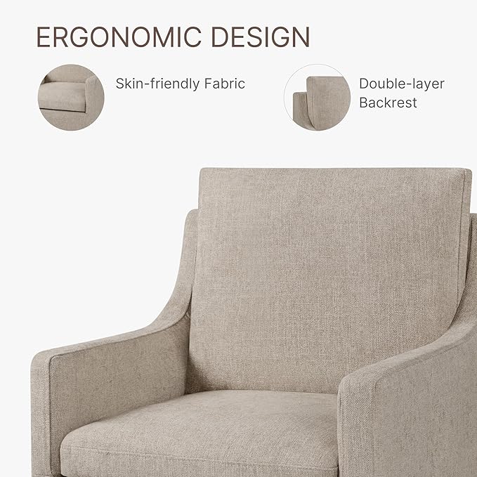 Upholstered Dining Chairs with Casters Easy Assembly Side Deskchair with Rollers - Image 7