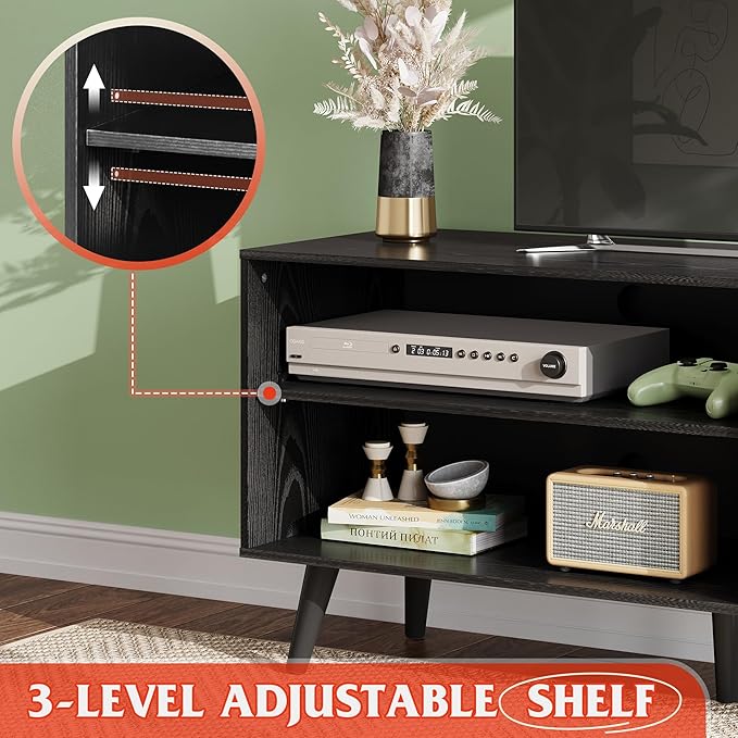 WLIVE TV Stand for 55 Inch TVs, Entertainment Center - Image 5