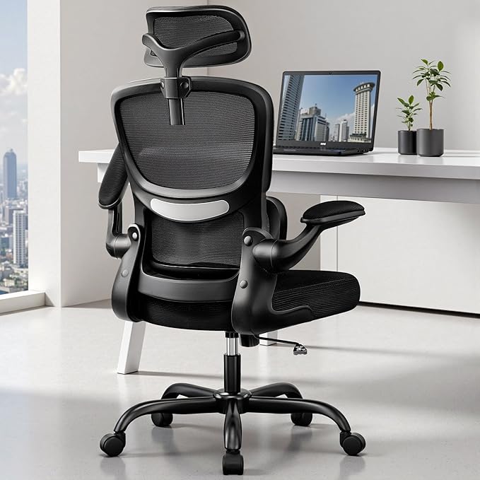 High Back Ergonomic Office Chair, Breathable Mesh Desk Chair - Image 9