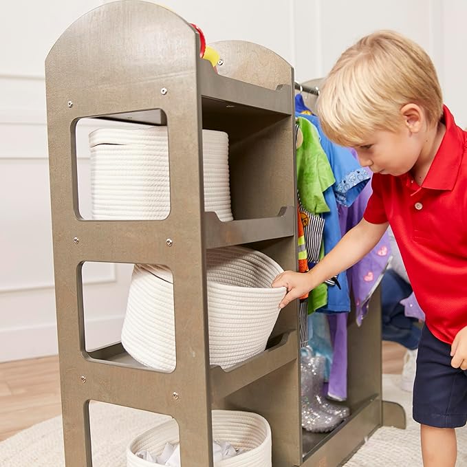 ECR4Kids Dress Up Center with Mirror, Costume Organizer - Image 10