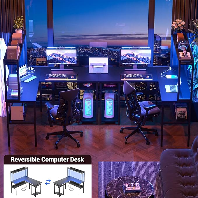 Unikito L Shaped Gaming Desk - Image 5