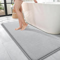 OLANLY Thick Memory Foam Bath Mat Rug 47x17, Extra Soft Absorbent Bathroom Rug by OLANLY
