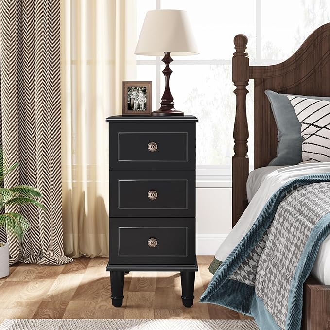 Tribesigns Solid Wood End Table, Fully Assembled Narrow Side Table - Image 6