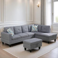 L Shaped Sectional Couch Sofa, Modern Couches by FONTOI