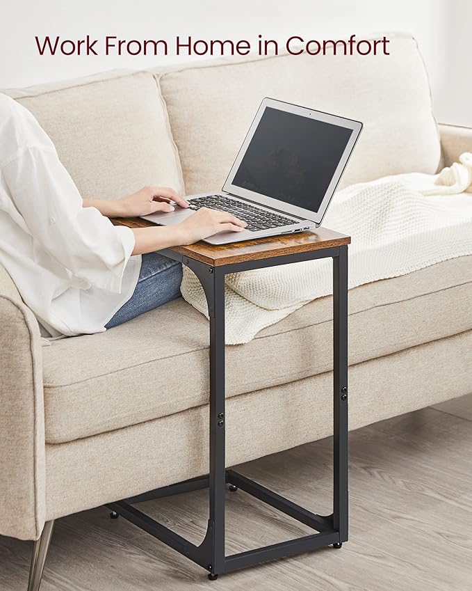 VASAGLE C-Shaped End Table Set of 2, Small Side Table - Image 6
